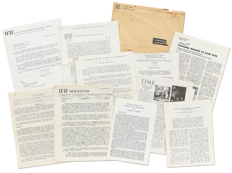 Item #394373 Archive of Early Printed and Manuscript Material Connected with LSD. Timothy LEARY.
