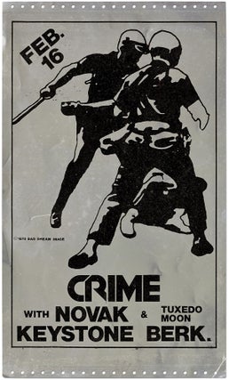 [Punk Flyers]: Archive of Material for the First West Coast Punk Band "Crime"