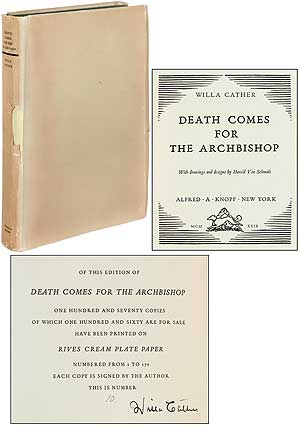 Item #394463 Death Comes for the Archbishop. Willa CATHER