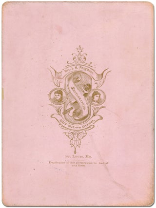 Cabinet Card Photograph of a Woman by a St. Louis Professional Woman Photographer
