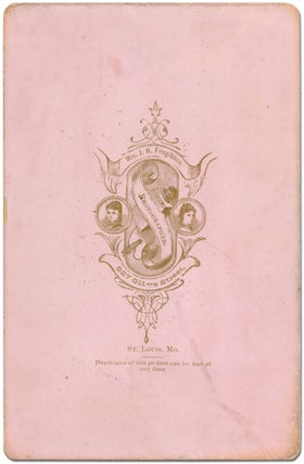 Cabinet Card Photograph of a Woman by a St. Louis Professional Woman Photographer