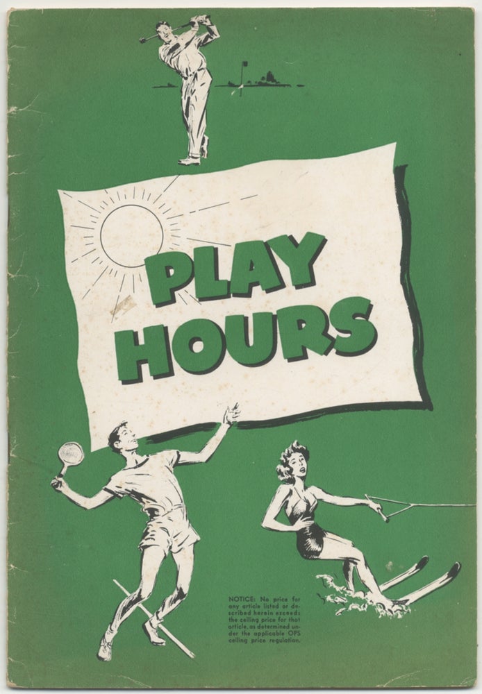Item #395065 [Abercrombie & Fitch Co. Trade catalog]: Play Hours (1952)