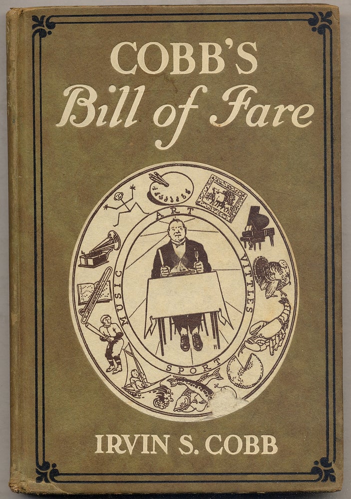 Item #395412 Cobb's Bill-of-Fare. Irvin S. COBB.