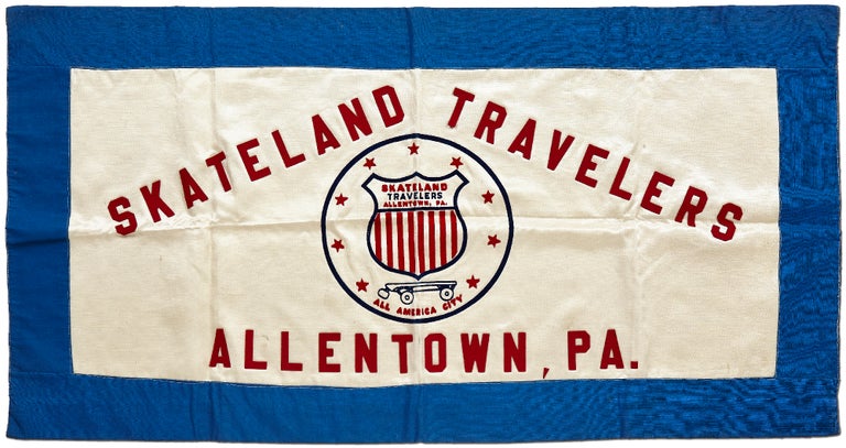 Item #395517 [Banner]: Skateland Travelers. Allentown, Pa.