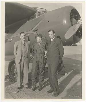 Item #395585 Vintage News Photograph of Amelia Earhart. Amelia EARHART.