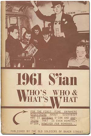 Item #395614 1961 S'ian Who's Who & What's What. W. T. RABE, Arthur Conan Doyle.