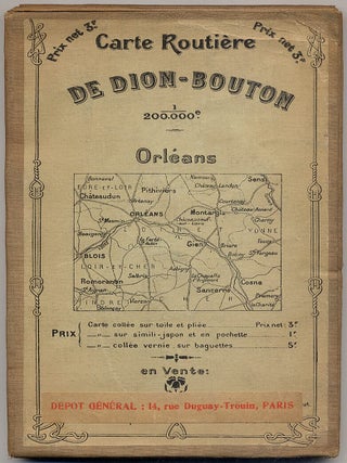 Item #395635 Carte Routi&egrave;re De Dion-Bouton 1/200.000e