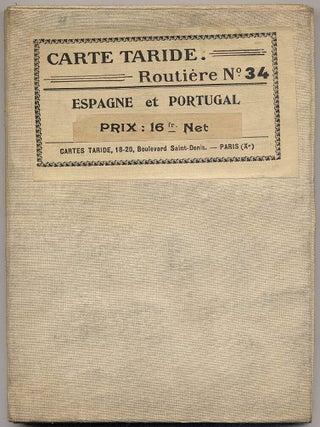 Item #395638 Carte Taride Routi&egrave;re No. 34 Espagne et Portugal
