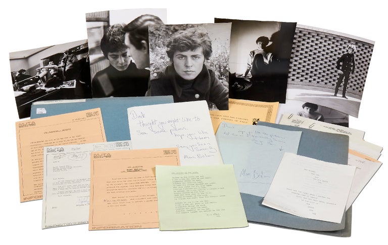 Item #395771 Collection of Letters, Photographs, and Poetry from 18-Year-Old Marc Bolan. Marc BOLAN.