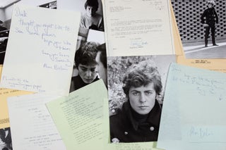 Collection of Letters, Photographs, and Poetry from 18-Year-Old Marc Bolan