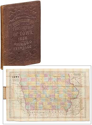 Item #396078 [Cover title]: Henn, Williams & Co. Township Map of Iowa 1856
