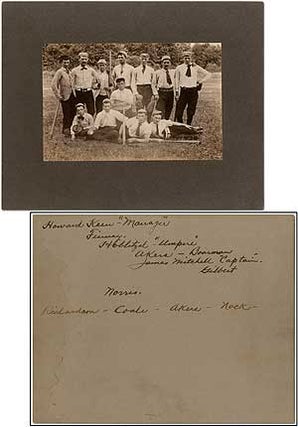 Item #396079 [Photograph]: Baseball Team, Circa 1890