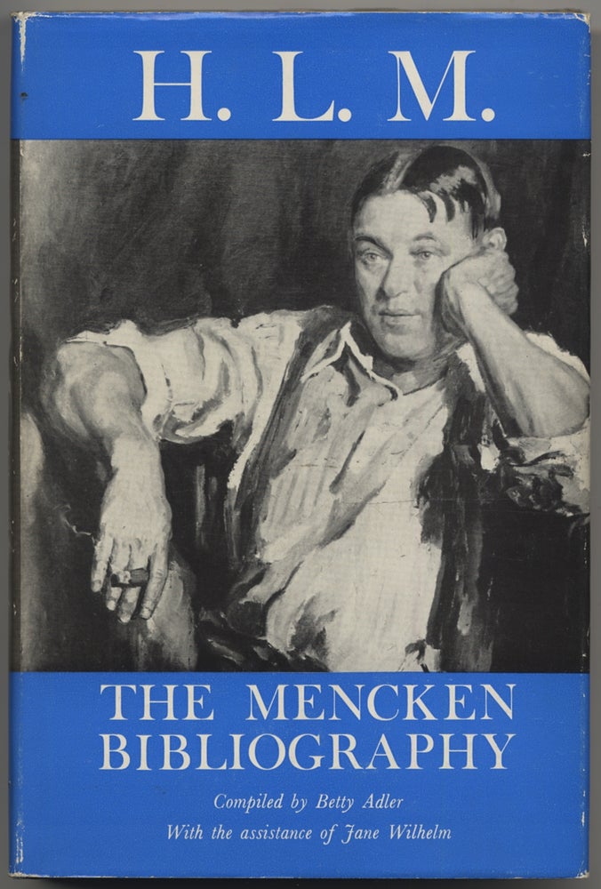 Item #396180 H.L.M. The Mencken Bibliography. Betty ADLER, Jane Wilhelm.