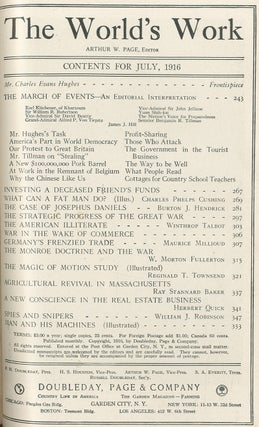 The World's Work: April, 1916, Volume XXXI, Number 6 to Volume XXXII, Number 3