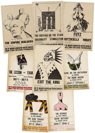 Item #396783 Archive of Old Post Office Theatre Posters. Harold PINTER, Leonard Melfi, Boris...