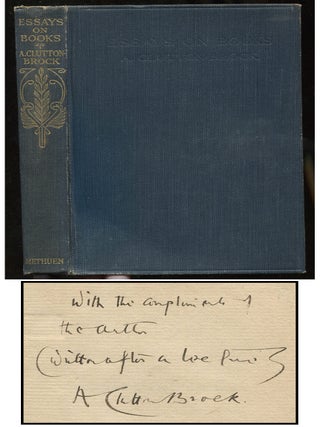 Essays on Books. A. CLUTTON-BROCK.