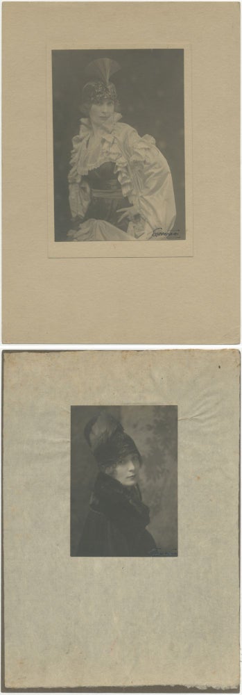 Item #397584 [Portrait Photographs]: Two Portraits of Lady Lavery, each Signed by Hoppé. E. O. HOPPÉ.