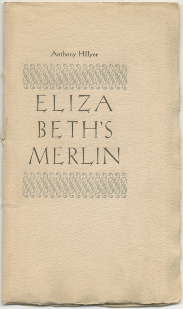 Item #397585 Elizabeth's Merlin. Anthony HILLYER.
