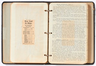 [Journal]: Notes on the Period of August and September 1939 at the Start of the European War of 1939