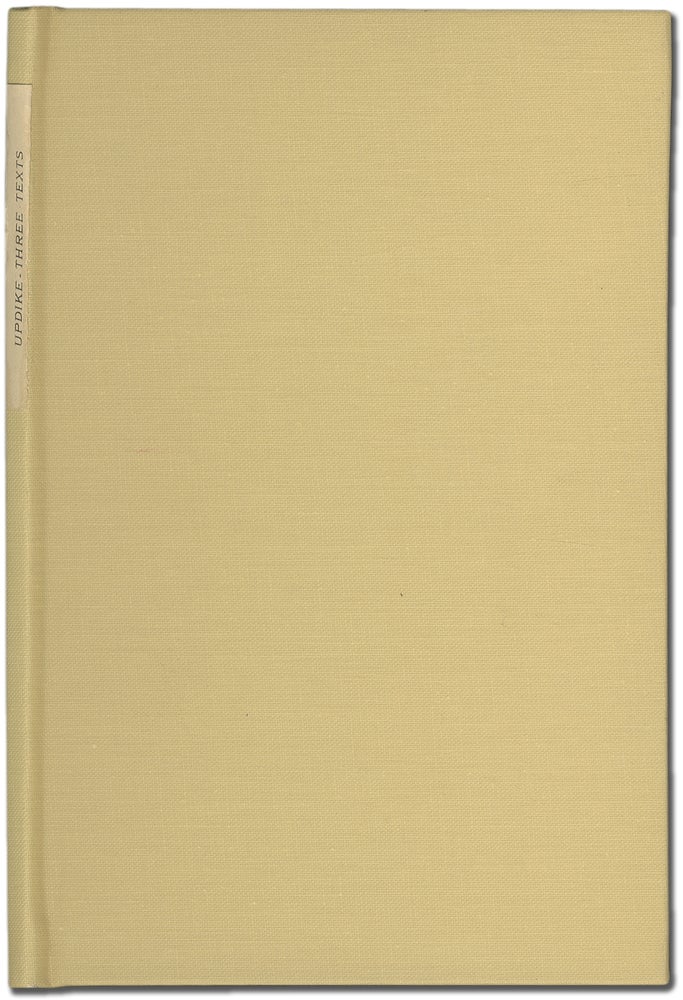 Item #398268 Three Texts For Early Ipswich: A Pageant Composed by John Updike for Performance on Seventeenth-Century Day August 3rd, 1968 in Ipswich, Massachusetts. John UPDIKE.