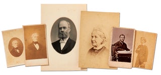 Previously Undiscovered Quarter Plate Daguerreotype Portrait of Horace Mann, along with a Small Photographic Archive of his Family