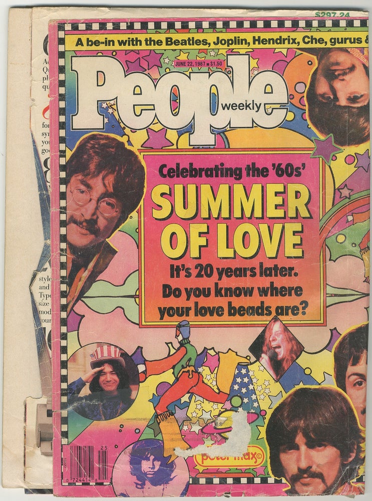 Item #398354 [Magazine]: People Weekly Volume 27, Number 25: Celebrating the '60s' Summer of Love - June 22, 1987. Allen GINSBERG.
