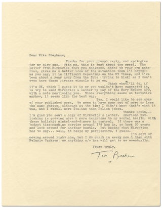 Two Typed Letters Signed about the possible Polish translation of his work