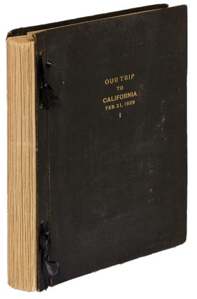 Item #399144 [Photo Album]: Our Trip to California. Feb. 21, 1929. 1. Rudolf EICKEMEYER