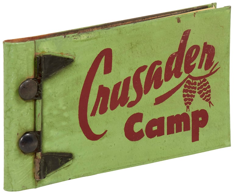 Item #399186 [Album]: Crusader Camp. Mildred PRATT, Willard, Aimee Semple McPherson.