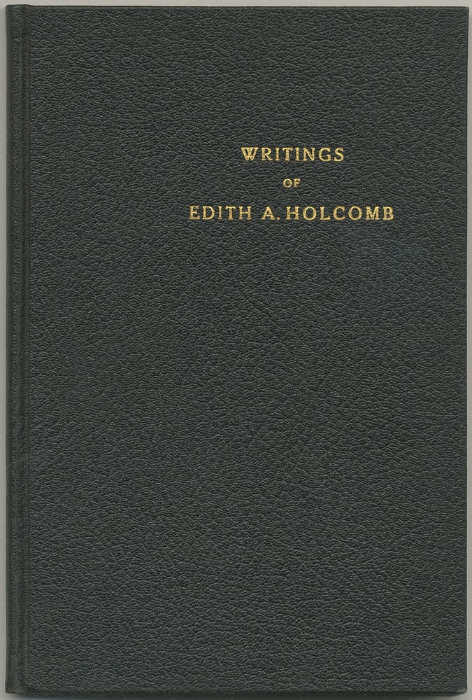 Item #399268 Writings of Edith A. Holcomb: The New Feminism,Why do so many of our Young People go away to Preparatory Schools Instead of Graduating from our local Schools?, The Natural Course of Human Nature, The Disputed Succession of Sir William Wallace, Wagner, His History and Accomplishments. Edith A. HOLCOMB.