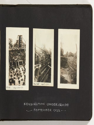 [Photo Album]: Overpass being built in Kensington, Ohio 1922