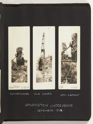 [Photo Album]: Overpass being built in Kensington, Ohio 1922