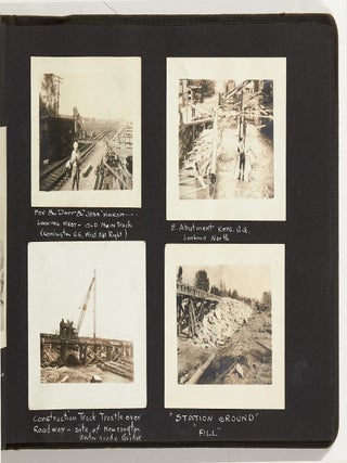 [Photo Album]: Overpass being built in Kensington, Ohio 1922