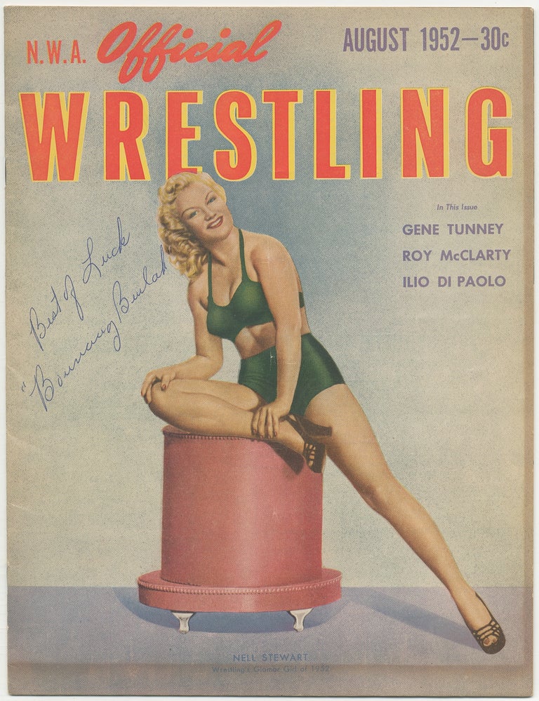 Item #399591 N.W.A. Official Wrestling. August, 1952. "Bouncing Beulah" aka Beulah Mae Boshers.
