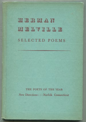 Item #400201 Selected Poems. Herman MELVILLE