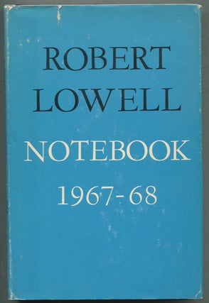 Item #400672 Notebook 1967-68. Robert LOWELL