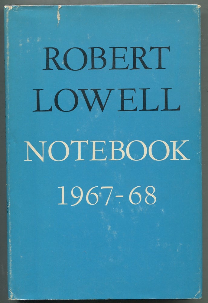 Item #400672 Notebook 1967-68. Robert LOWELL.