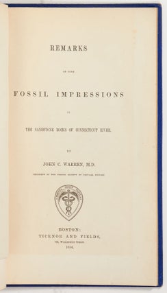 Remarks on Some Fossil Impressions in the Sandstone Rocks of the Connecticut River