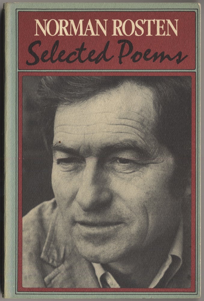 Item #401823 Selected Poems. Norman ROSTEN.
