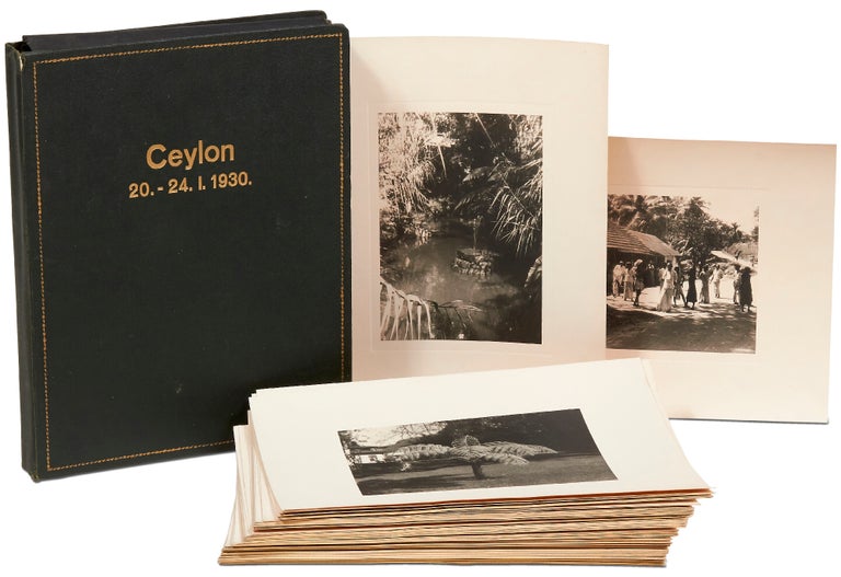 Item #402132 [Photo Portfolio]: Ceylon 20. - 24. I. 1930. Photographer Unidentified.
