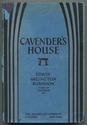 Item #402171 Cavender's House. Edwin Arlington ROBINSON