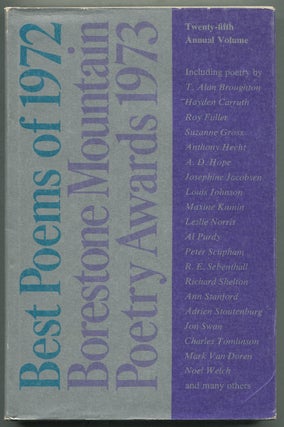 Item #402217 Best Poems of 1972: Borestone Mountain Poetry Awards 1973: A Compilation of Original...