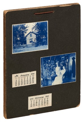 Item #402232 [Photo Album]: 1903 Cyanotype Calendar