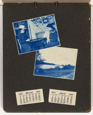 [Photo Album]: 1903 Cyanotype Calendar