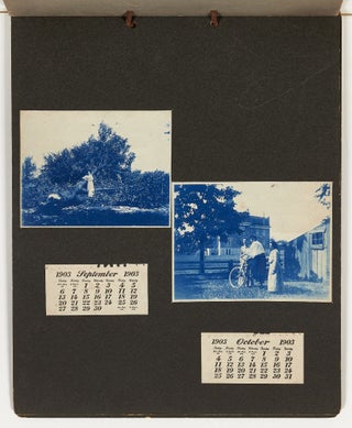 [Photo Album]: 1903 Cyanotype Calendar