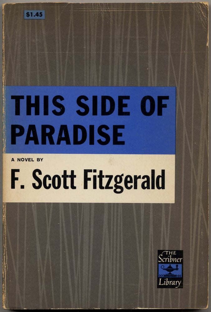 Item #402723 This Side of Paradise. F. Scott FITZGERALD.