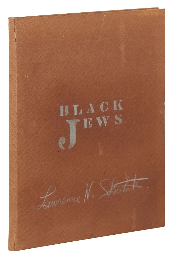 Item #402765 [Portfolio]: Black Jews. Lawrence N. SHUSTAK.