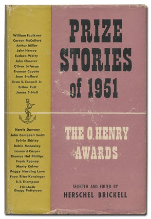 Item #402773 Prize Stories of 1951: The O. Henry Awards. Herschel BRICKELL, selected and