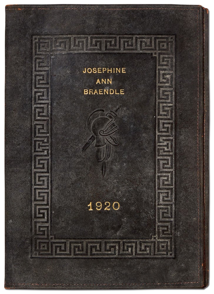 Item #403248 [Archive]: A Collection of Ten Handmade Artists' Books created for Josephine Ann Braendle (1920-1924) with related material. William Alexander MILLER, Josephine Ann Braendle.
