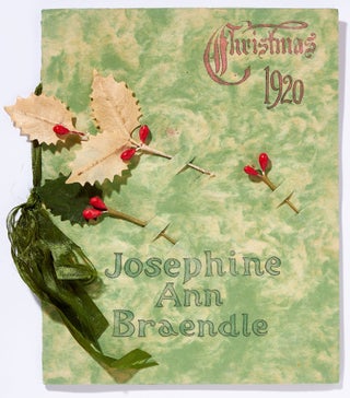 [Archive]: A Collection of Ten Handmade Artists' Books created for Josephine Ann Braendle (1920-1924) with related material